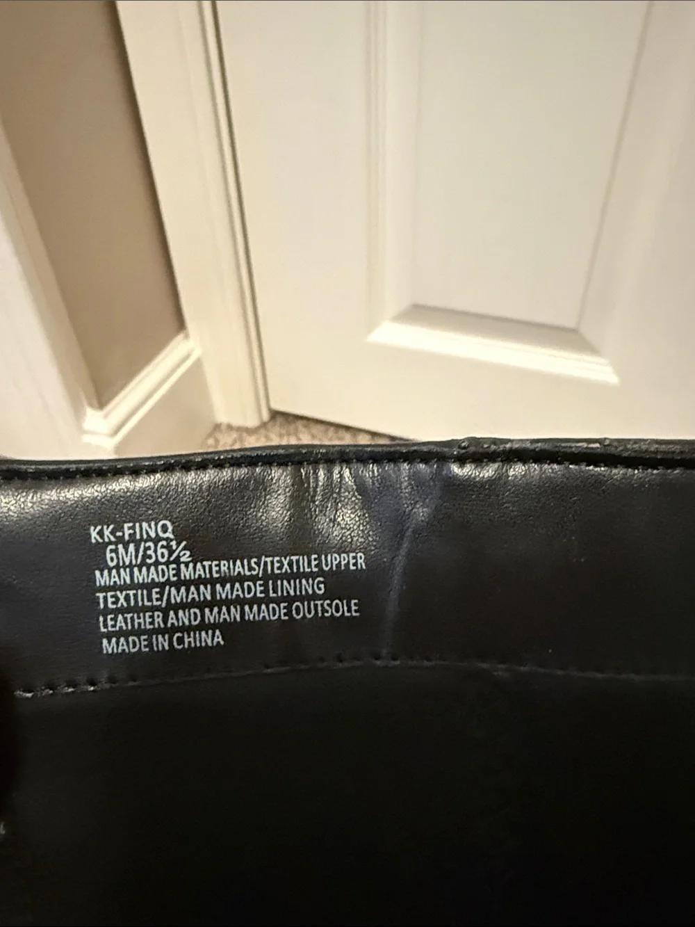 Kelly & Katie Black Over-the-Knee Riding Boots with Buckle Strap